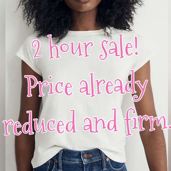 Madewell Tops - Madewell: Softfade Cotton Perfect Vintage Tee (Lighthouse)